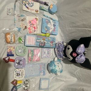 Kuromi Plush Toy - Black and Purple